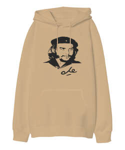 Che Guevara Blu V2 Camel Oversize Unisex Kapüşonlu Sweatshirt