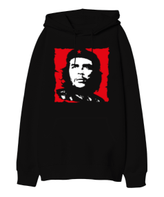 Che Guevara Oversize Unisex Kapüşonlu Sweatshirt