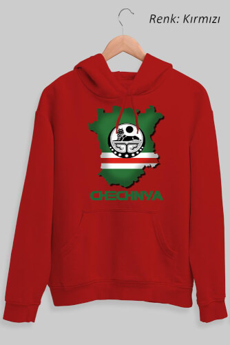 Chechnya Unisex Kapüşonlu Sweatshirt