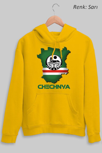 Chechnya Unisex Kapüşonlu Sweatshirt