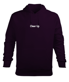 Cheer Up Erkek Kapüşonlu Hoodie Sweatshirt