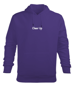 Cheer Up Erkek Kapüşonlu Hoodie Sweatshirt