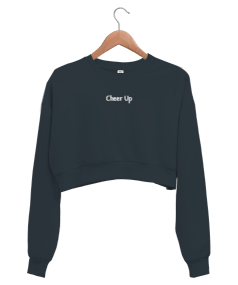 Cheer Up Kadın Crop Sweatshirt