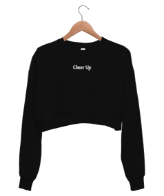 Cheer Up Kadın Crop Sweatshirt