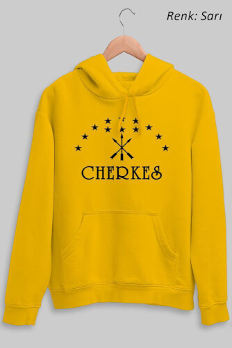 Cherkes Unisex Kapüşonlu Sweatshirt