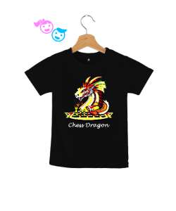 Chess Dragon Kids Siyah Çocuk Unisex