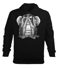 Chimp Monkey Erkek Kapüşonlu Hoodie Sweatshirt