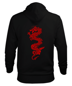 China Dragon Erkek Kapüşonlu Hoodie Sweatshirt