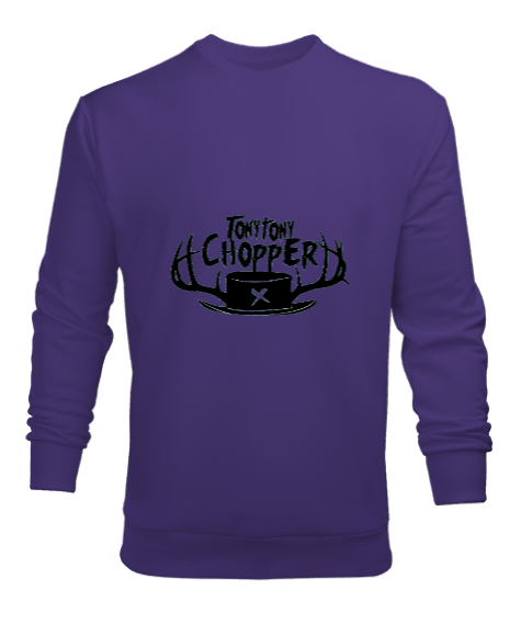 Tisho - Chopper Mor Erkek Sweatshirt