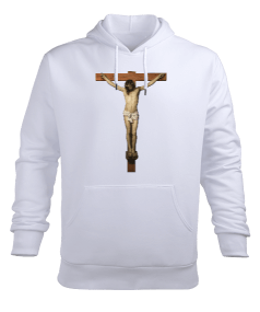 Christ Crucified Erkek Kapüşonlu Hoodie Sweatshirt