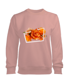 Çiçek desenli Kadın Sweatshirt