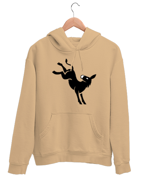 Tisho - Çifte Atan Eşek - Donkey - Komik Camel Unisex Kapşonlu Sweatshirt