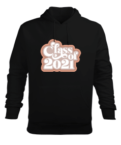 Class of 2021 Erkek Kapüşonlu Hoodie Sweatshirt