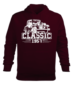 Classic Car Erkek Kapüşonlu Hoodie Sweatshirt