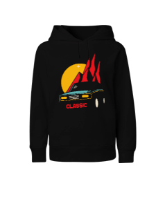 Classic Car - Klasik Araba Çocuk Unisex Hoodie Kapüşonlu