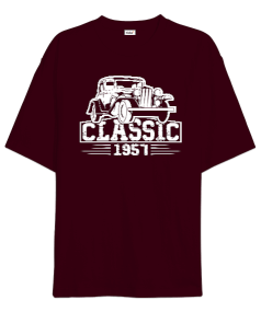 Classic Car Oversize Unisex Tişört