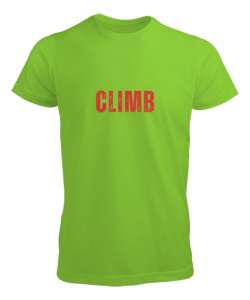 CLIMB Fıstık Yeşili Erkek Tişört