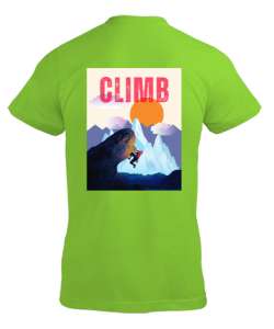 CLIMB Fıstık Yeşili Erkek Tişört