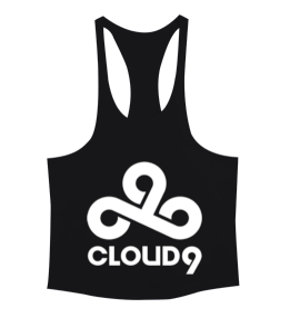 Cloud 9 Siyah Tank Erkek Tank Top Atlet