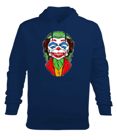 Clown Face Cute Pug Dog Erkek Kapüşonlu Hoodie Sweatshirt