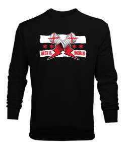 CM Punk New Best in the World Siyah Erkek Sweatshirt