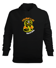 Cobra Kai Never Dies Erkek Kapüşonlu Hoodie Sweatshirt