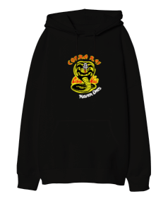 Cobra Kai Never Dies Oversize Unisex Kapüşonlu Sweatshirt