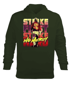 Cobra Kai No Mercy Tasarım Baskılı Erkek Kapüşonlu Hoodie Sweatshirt