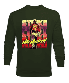 Cobra Kai No Mercy Tasarım Baskılı Erkek Sweatshirt