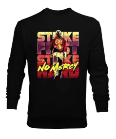 Cobra Kai No Mercy Tasarım Baskılı Erkek Sweatshirt