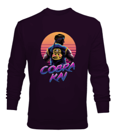 Cobra Kai Tasarım Baskılı Erkek Sweatshirt