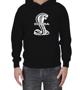 Cobra Logolu Erkek Kapşonlu
