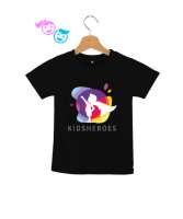 Çocuk Kahramanlar - Kids Heroes Siyah Çocuk Unisex - Thumbnail