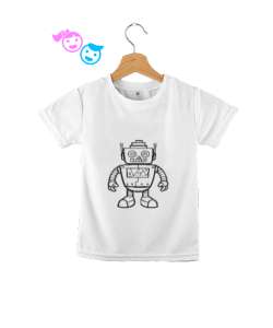 Çocuk Robot Beyaz Çocuk Unisex