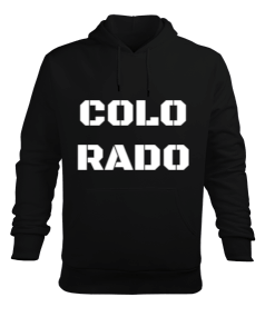 Colorado Erkek Kapüşonlu Hoodie Sweatshirt