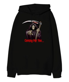 Coming for you Oversize Unisex Kapüşonlu Sweatshirt