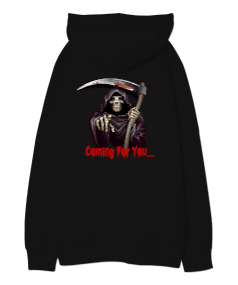 Coming for you Oversize Unisex Kapüşonlu Sweatshirt - Thumbnail