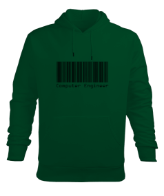 computer engineer sweathirt-yeşil Erkek Kapüşonlu Hoodie Sweatshirt