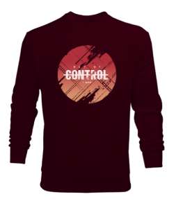 Control Out Of Bordo Erkek Sweatshirt