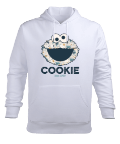 Cookie Monster Since 1969 Erkek Kapüşonlu Hoodie Sweatshirt