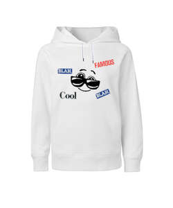 Cool Famous Beyaz Çocuk Unisex Hoodie Kapüşonlu