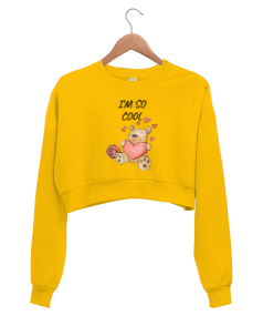 COOL Kadın Crop Sweatshirt