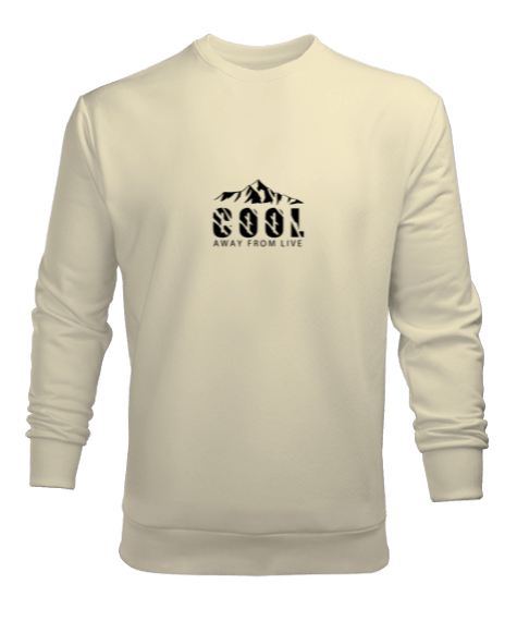 cool Krem Erkek Sweatshirt