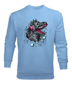 Cool Monster Music - Canavar Buz Mavisi Erkek Sweatshirt