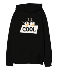 Cool Oversize Unisex Kapüşonlu Sweatshirt