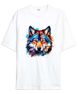 Cool Wolf Beyaz Oversize Unisex Tişört