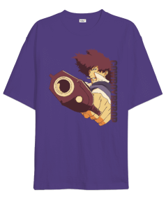 Cowboy Bebop Anime Tasarım Baskılı Oversize Unisex Tişört