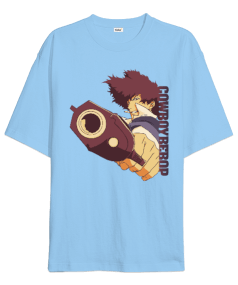 Cowboy Bebop Anime Tasarım Baskılı Oversize Unisex Tişört