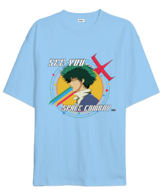 COWBOY BEBOP Anime Tasarım Baskılı Oversize Unisex Tişört