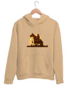 Cowboy Camel Unisex Kapşonlu Sweatshirt